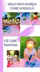 Ice cube painting