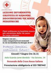 Manovre salvavita pediatriche - Lezione Informativa della Croce Rossa